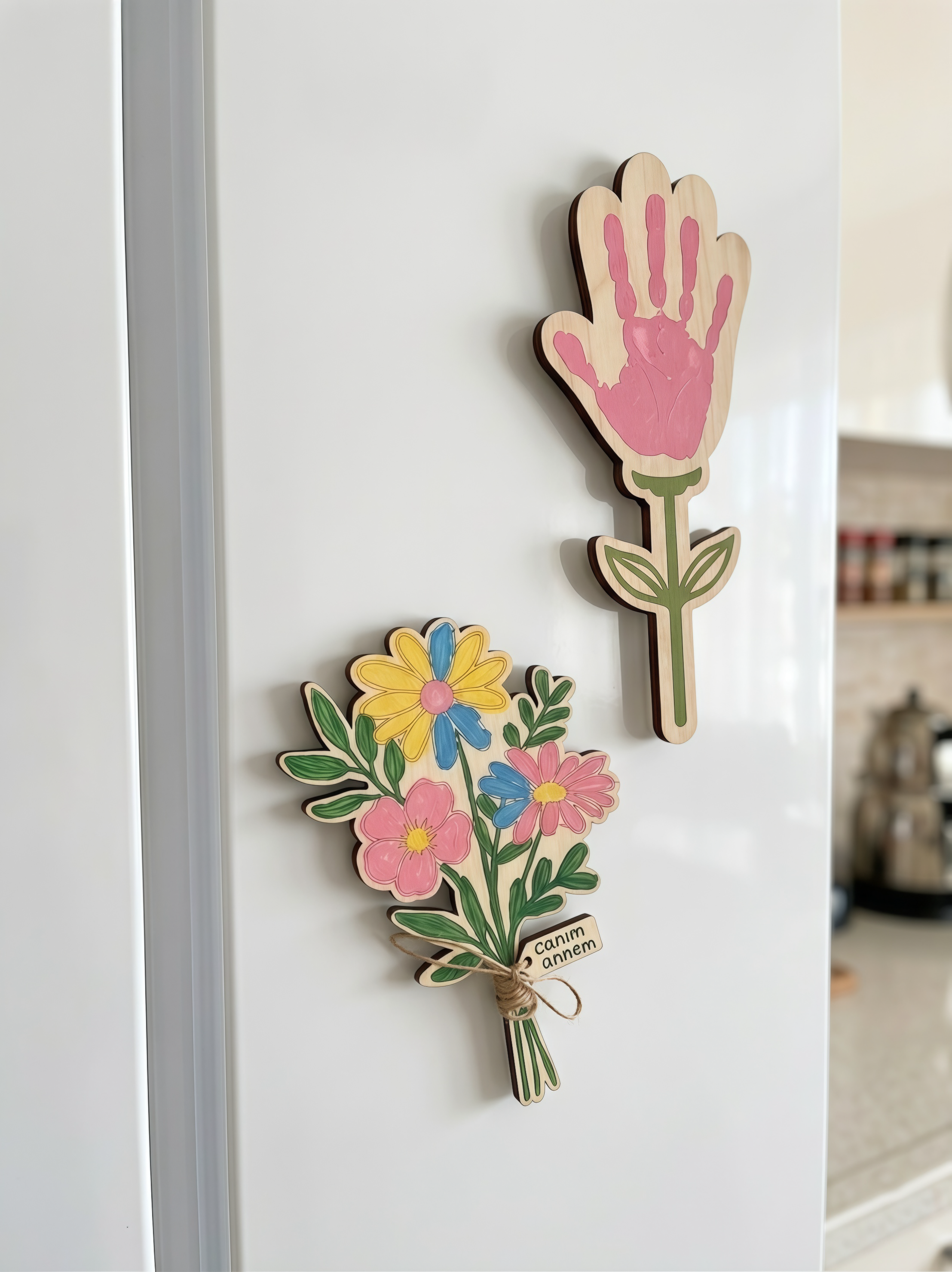 Anneler Günü Hediyesi (Ahşap 3'lü Paket)