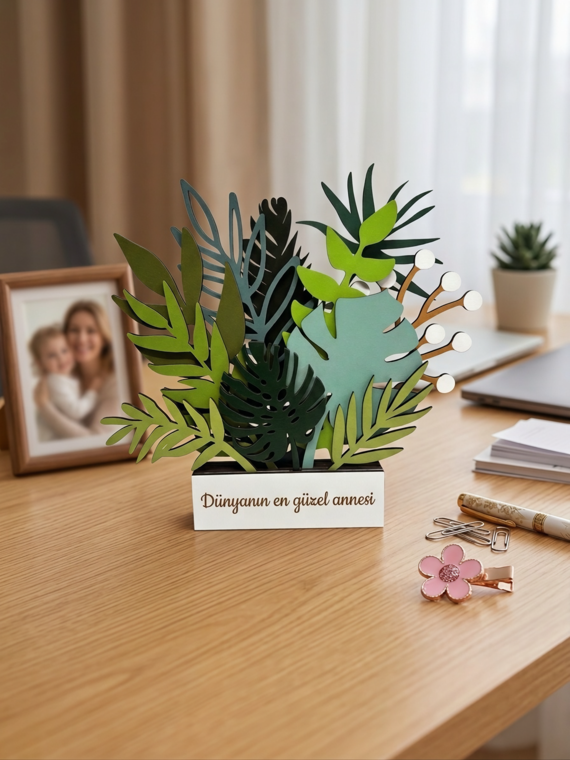 Anneler Günü Hediyesi (Ahşap 3'lü Paket)