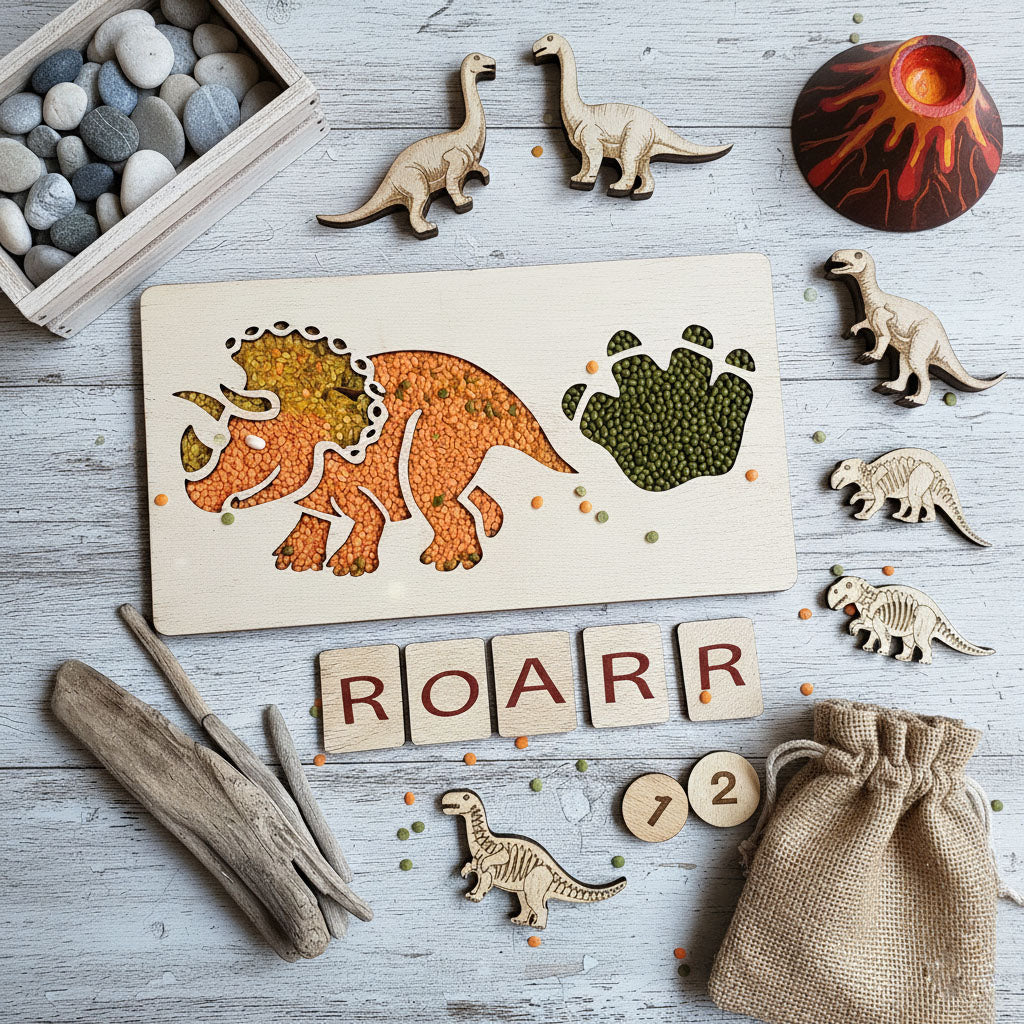 Dinozor Duyusal Etkinlik (2)