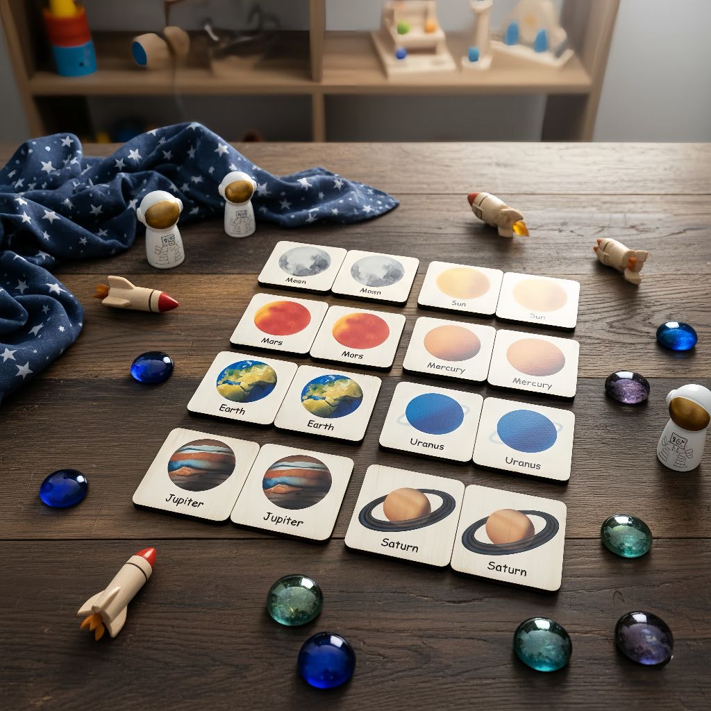 Güneş Sistemi Eşleştirme / Hafıza Kartları