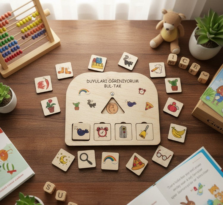Duyuları Öğreniyorum Bul-Tak