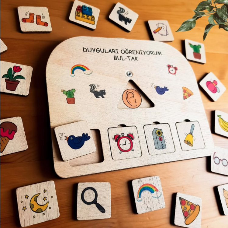 Duyuları Öğreniyorum Bul-Tak