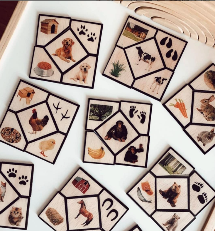 Hayvanları Öğreniyorum Puzzle