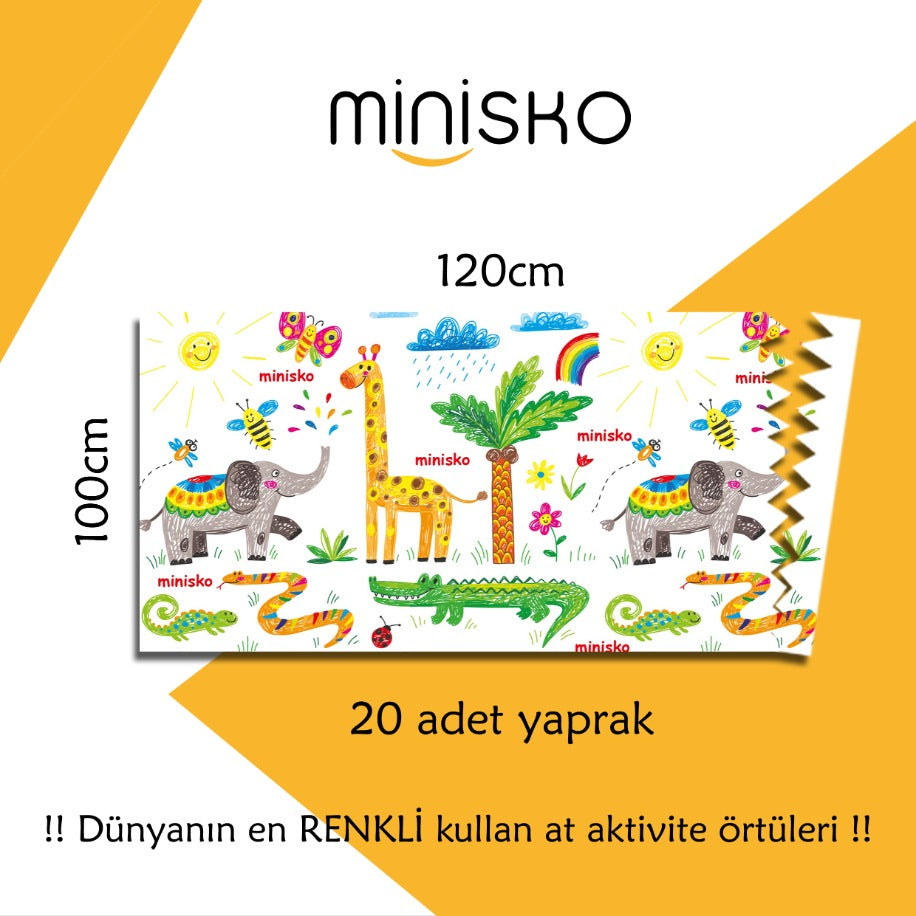 Kullan at aktivite örtüsü Hayvanlar
